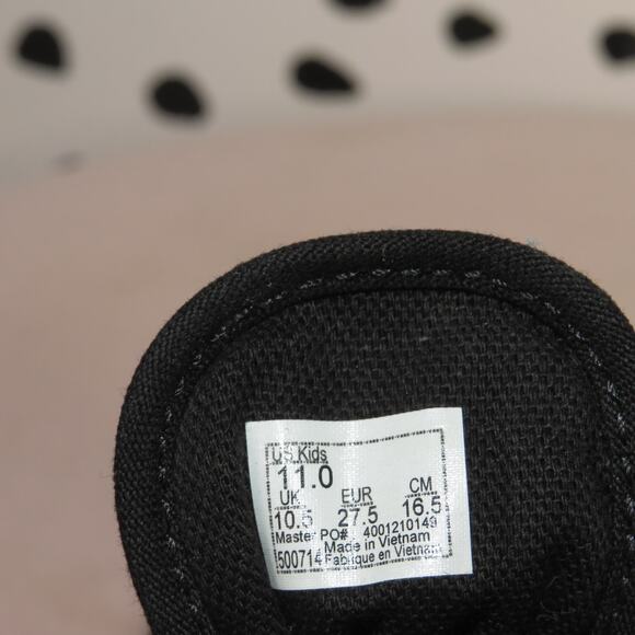 Vans Black Leopard Print Girls Lace Up Sneakers - Picture 7 of 8